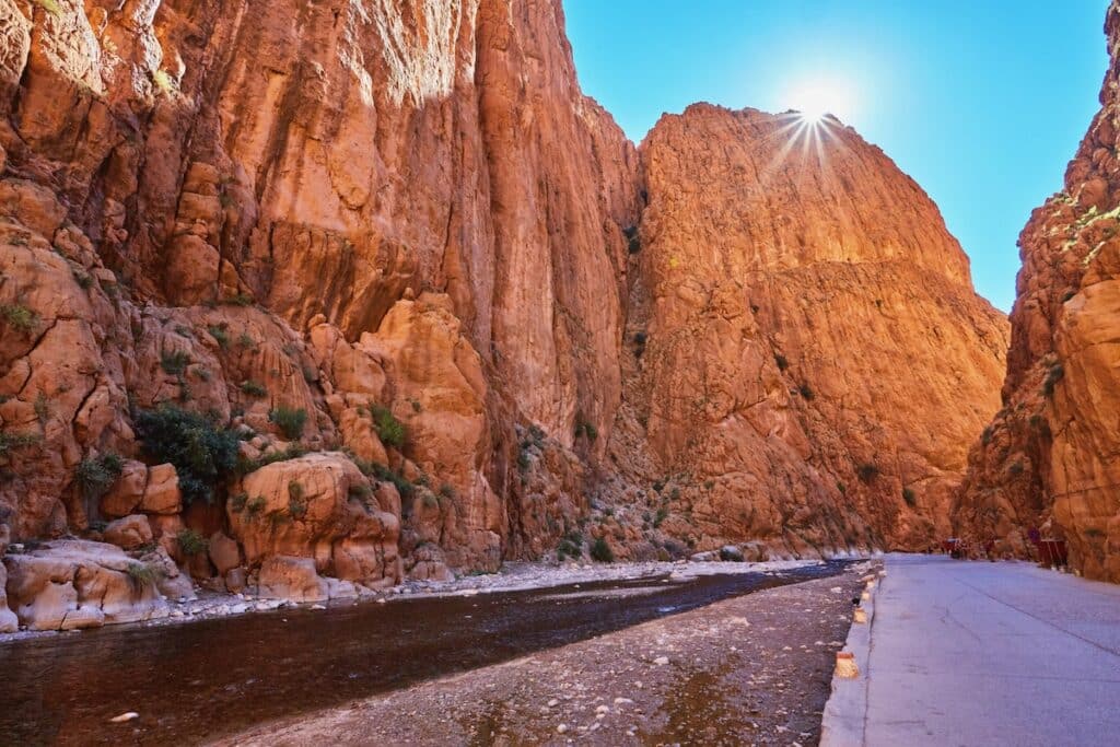 Les gorges du Toudra sont un canyon du Haut Atlas situé près de la ville de Tinerhir
